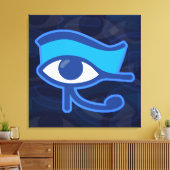 Horus Eye Canvas Afdruk (Insitu (Woonkamer))