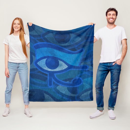 Horus Eye Fleece Deken (In situ)