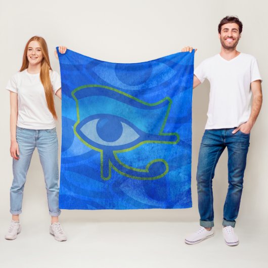 Horus Eye Fleece Deken (In situ)