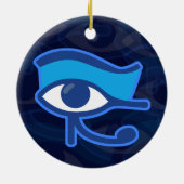 Horus Eye Keramisch Ornament (Achterkant)