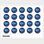 Horus Eye Ronde Sticker (Vel)