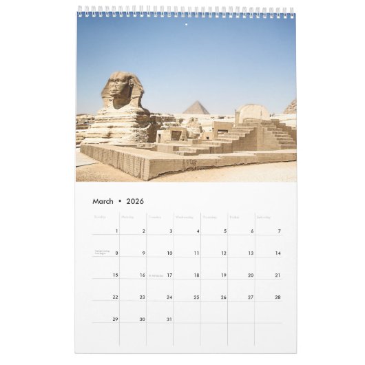 Horus Great Egypt Oude Goden Fotografie 2025 Kalender (Mar 2026)