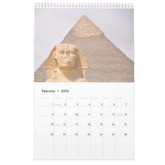 Horus Great Egypt Oude Goden Fotografie 2025 Kalender (Feb 2026)