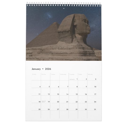 Horus Great Egypt Oude Goden Fotografie 2025 Kalender (Jan 2026)