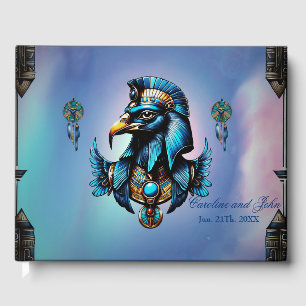 Horus is de Egyptische valkengod. Gastenboek