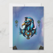 Horus is de Egyptische valkengod. Kaart (Achterkant)