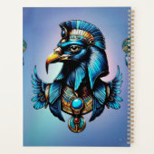 Horus is de Egyptische valkengod. Planner (Achterkant)