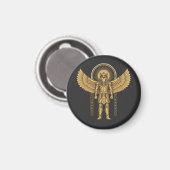 Horus met Zonneschijf  Magneet (Voorkant / Achterkant)