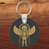 Horus met Zonneschijf  Sleutelhanger (Voorkant)