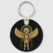 Horus met Zonneschijf  Sleutelhanger (Achterkant)
