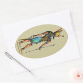 Horus ovale Sticker (Envelop)