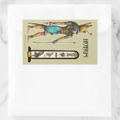 Horus Rechthoek Sticker (Tas)