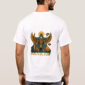 Horus the Protector – Bold Ancient Egyptian Falcon T-shirt (Achterkant)