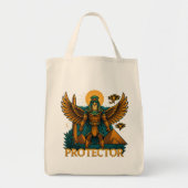 Horus the Protector – Bold Ancient Egyptian Falcon Tote Bag (Voorkant)