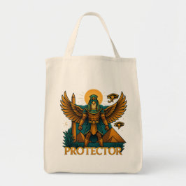 Horus the Protector – Bold Ancient Egyptian Falcon Tote Bag