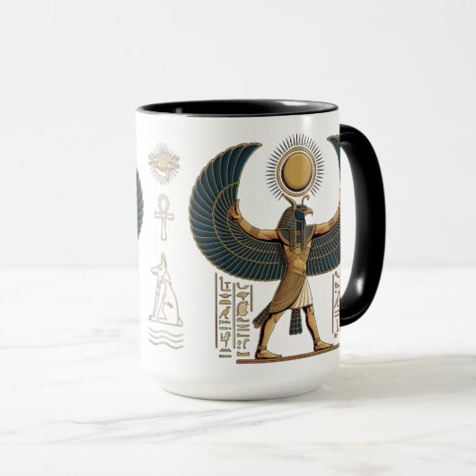 Horus the Winged Sun guard Mok (Voorkant rechts)