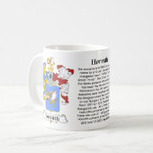 Horvath Family Hungarian Coat of Arm mok (Voorkant links)