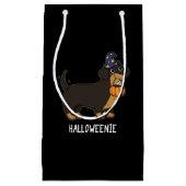 Horweenie Funny Sause Dog Pun Dark BG Klein Cadeauzakje (Voorkant)