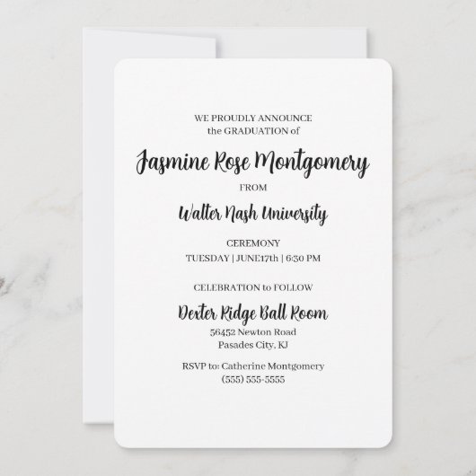 HORZ Foto 2025 Uitnodiging voor afstudeerfeest (Achterkant)