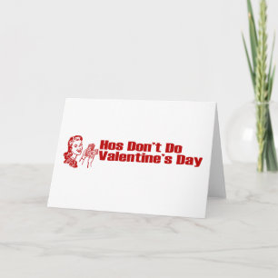 Hos doet geen Valentijnsdag Feestdagen Kaart