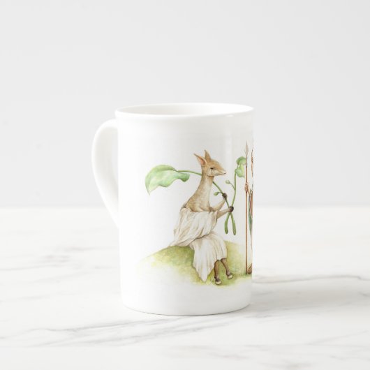 Hos & Ertae Franks Casket Bone China Mok (Links)