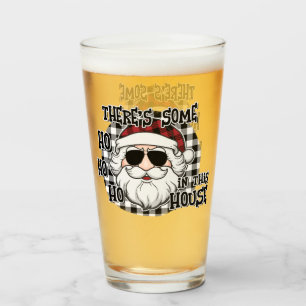 Hos in dit Huis   Punny Santa Sublimation Glas