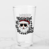 Hos in dit Huis | Punny Santa Sublimation Glas (Voorkant)