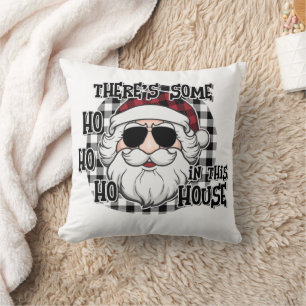 Hos in dit Huis   Punny Santa Sublimation Kussen
