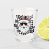 Hos in dit Huis | Punny Santa Sublimation Shot Glas (Voorkant)