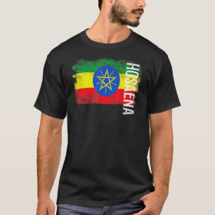 Hosaena Ethiopia vlag voor Ethiopische Mannen Kind T-shirt