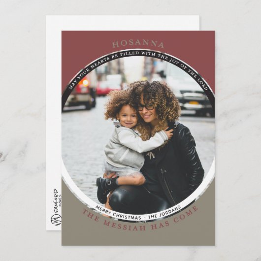 Hosanna-fotokaart Kaart (Voorkant / Achterkant)
