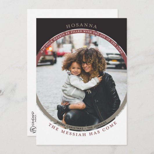 Hosanna-fotokaart Kaart (Voorkant / Achterkant)
