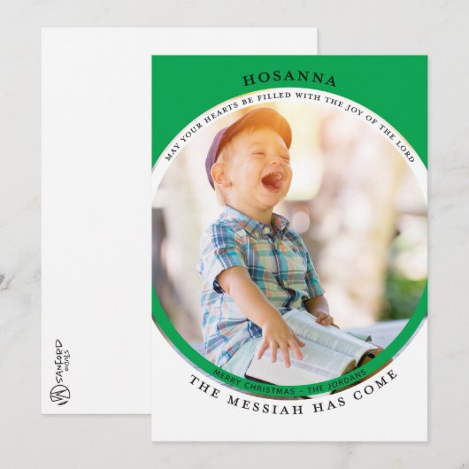 Hosanna-fotokaart Kaart (Voorkant / Achterkant)