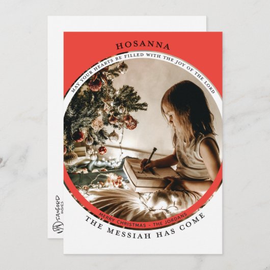 Hosanna-fotokaart Kaart (Voorkant / Achterkant)
