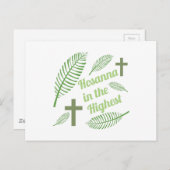 Hosanna in de hoogste briefkaart (Voorkant / Achterkant)