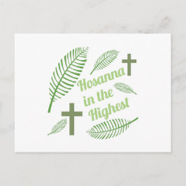 Hosanna in de hoogste briefkaart