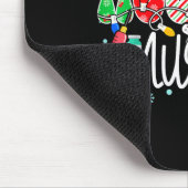 Hosce Nurse Funny Xmas Light Stethoscope Christmas Muismat (Hoek)