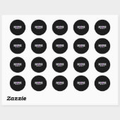 Hosce Nurse Hosce Squad  Ronde Sticker (Vel)