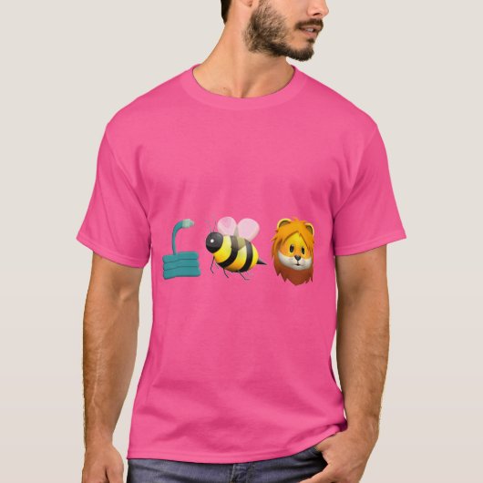 Hose Bee Lion Emoji boy T-shirt (Voorkant)