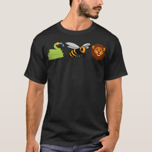 Hose Bee Lion Iconen Grappige Hoes Be Lying Pun In T-shirt