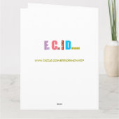 Hose Down, grappig tuinieren dikke kat & Duncan ka Kaart (Achterkant)