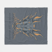 HOSE OF THE DRAGON | Balerion Candle Altar Fleece Deken (Voorkant (Horizontaal))