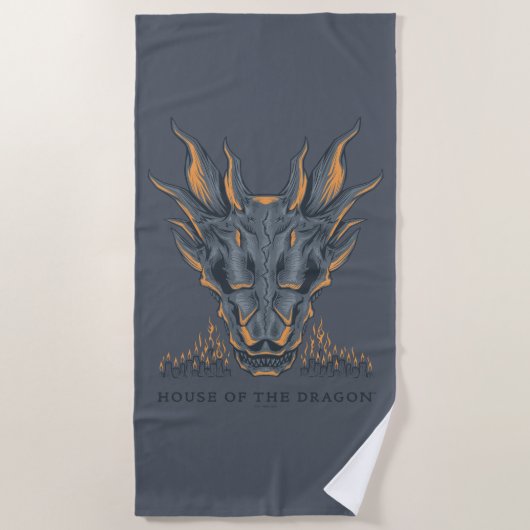 HOSE OF THE DRAGON | Balerion Candle Altar Strandlaken (Voorkant)