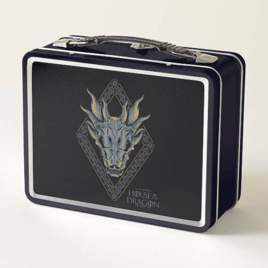 HOSE OF THE DRAGON Balerion Skull Diamond Crest (Achterkant)