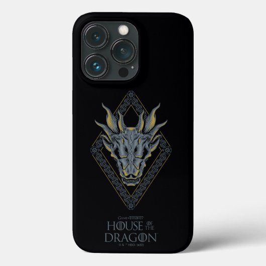 HOSE OF THE DRAGON Balerion Skull Diamond Crest Case-Mate iPhone Case (Achterkant)
