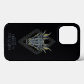 HOSE OF THE DRAGON Balerion Skull Diamond Crest Case-Mate iPhone Case (Achterkant (horizontaal))