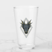 HOSE OF THE DRAGON Balerion Skull Diamond Crest Glas (Voorkant)