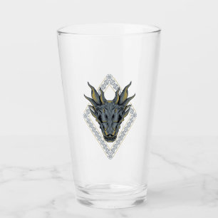 HOSE OF THE DRAGON Balerion Skull Diamond Crest Glas