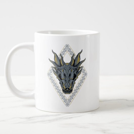 HOSE OF THE DRAGON Balerion Skull Diamond Crest Grote Koffiekop (Links)