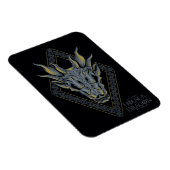 HOSE OF THE DRAGON Balerion Skull Diamond Crest Magneet (Rechterzijde)